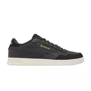 Кроссовки унисекс Reebok Court Advance Black Lime Silver Core-Black Chalk-White 100033460 39
