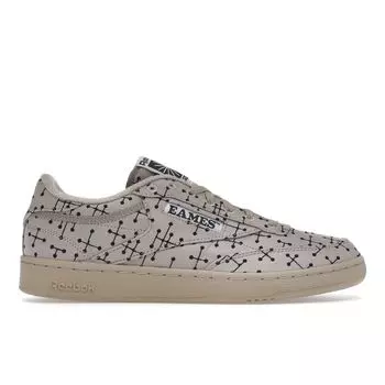 Кроссовки унисекс Reebok Eames Office x Club C 85 Dot Pattern Brown Modern-Beige Core-Black GY1069 36