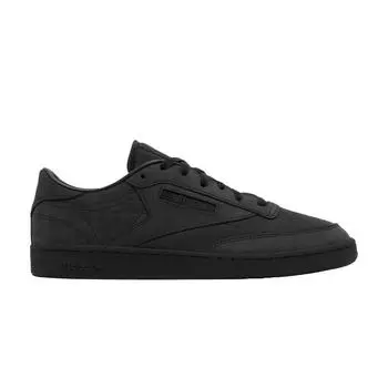 Кроссовки унисекс Reebok JJJJound x Club C 85 Triple Black Core-Black IG8240 35