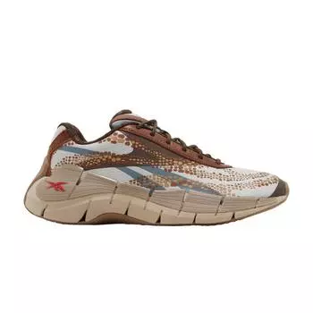 Кроссовки унисекс Reebok Jurassic World x Zig Kinetica 2.5 Atrociraptors Tan Stark-Grey Peat-S18-R HQ6263 39