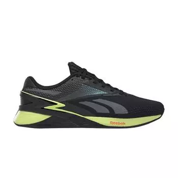 Кроссовки унисекс Reebok Nano X3 Black Energy Glow Core-Black Smash-Orange HP6046 41