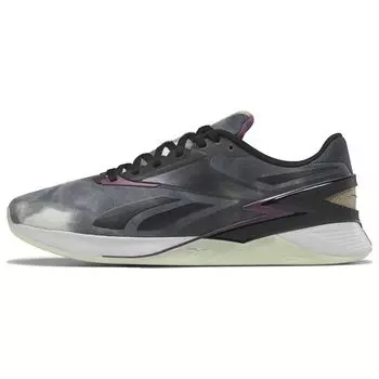 Кроссовки унисекс Reebok Nano X3 для активного отдыха Black Core-Black Washed Plum IE4106 42