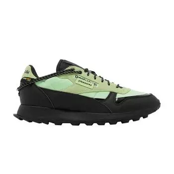 Кроссовки унисекс Reebok Pleasures x Classic Leather Neon Mint Green Core-Black H06244 44
