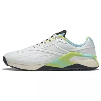 Кроссовки унисекс Reebok Smiley x Nano X2 50th Anniversary White Opal-Glow Luminous-Lime GW4780 42