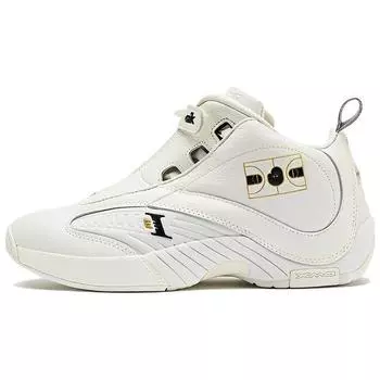 Кроссовки унисекс Reebok UNIK x LAOWANG x Answer 4 Chalk White Core-Black Gold-Metalic HQ3592 42