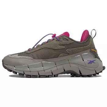 Кроссовки унисекс Reebok Zig Kinetica 2.5 Edge Army Green Pink Boulder-Grey Semi-Proud-Pink HR1772 42