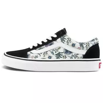 Кроссовки унисекс с цветочным принтом Vans Old Skool Paradise Black True-White VN0A3WKT4QG 36