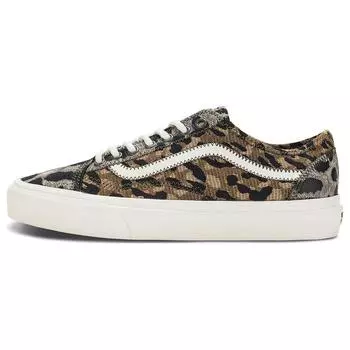 Кроссовки унисекс с леопардовым принтом Vans Old Skool Tapered Animal Mix, разноцветные, виноградные листья, VN0A54F4KCZ 37