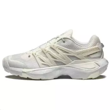 Кроссовки унисекс Salomon XT PU.RE Advanced Vanilla Ice Glacier Grey, кремовые, серебристые, со светоотражающим эффектом L47446400 43