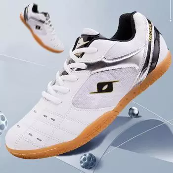 Кроссовки унисекс, теннисные туфли с мягкой подошвой, многофункциональные волейбольные детские туфли для бадминтона 33 синий/белый