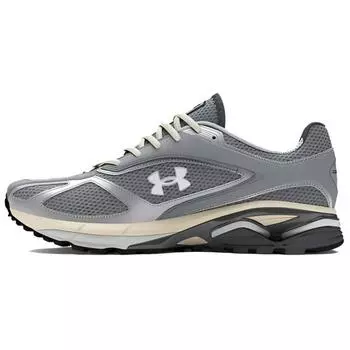 Кроссовки унисекс Under Armour Apparition Steel Ivory Dune Серый металлик-серебристый 3027595-100 42.5