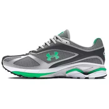 Кроссовки унисекс Under Armour Apparition Steel Vapor Green Серый металлик-серебристый 3027595-101 41