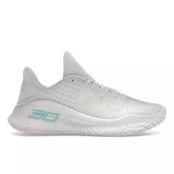 Кроссовки унисекс Under Armour Curry 4 Low FloTro April Showers Белый Синий 3026620-100 45