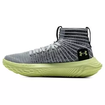 Кроссовки унисекс Under Armour Flow FUTR X Elite Mod Grey Sonic Yellow Castlerock 3024977-100 40