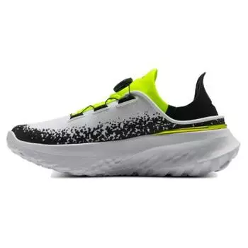 Кроссовки унисекс Under Armour SlipSpeed Mega White High Vis Yellow 3028539-107 38