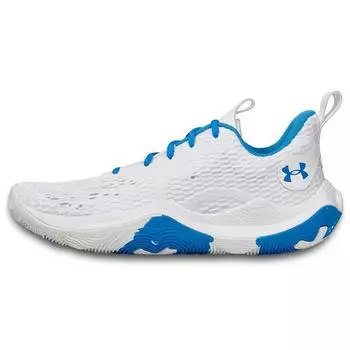 Кроссовки унисекс Under Armour Spawn 3 CLRSHFT Бело-Синие 3024777-100 41