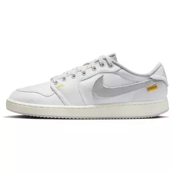 Кроссовки унисекс Union LA x Air Jordan 1 KO Low White Neutral Grey Sail University-Gold DO8912-101 41