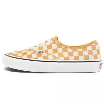Кроссовки унисекс Vans Authentic Checkerboard Golden Aspen Желтые True-White VN0A348A3XV 40.5