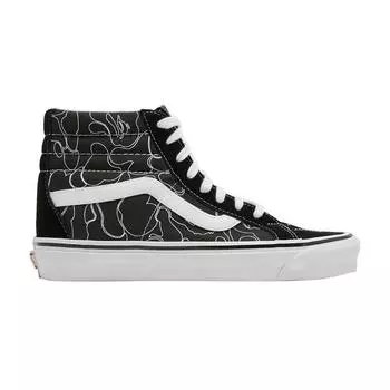 Кроссовки унисекс Vans BAPE x Sk8-Hi 38 DX Lined Camo, черные VN0A38GF7BG 35