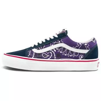 Кроссовки унисекс Vans Bedwin & The Heartbreakers x Old Skool Bandana, разноцветные, синего цвета VN0A4P3X9VM 36