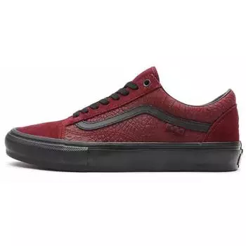 Кроссовки унисекс Vans Breana Geering x Skate Old Skool Port Snakeskin Red Black VN0A5FCB3LK 36.5