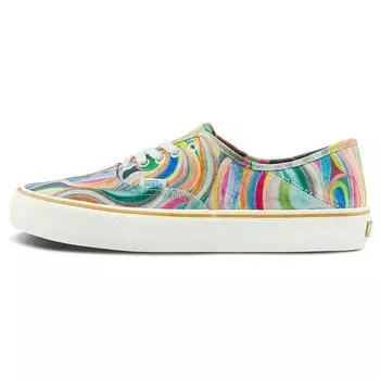 Кроссовки унисекс Vans Chris Johanson x Authentic SF Swirl, разноцветные, античный-белый VN0A3MU642D 43