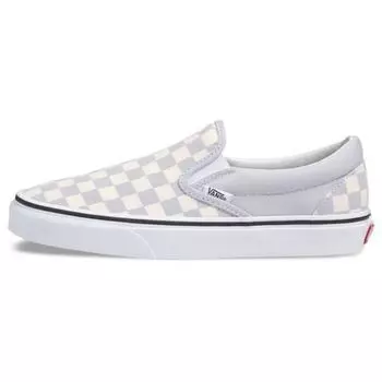 Кроссовки унисекс Vans Classic Slip-On Checkerboard Grey Dawn True-White VN0A38F7ULJ 37