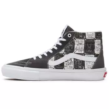 Кроссовки унисекс Vans Daniel Johnston x Skate Sk8-Hi, How Are You Project Grey Raven VN0A5FCCAO7 34.5
