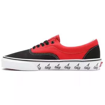 Кроссовки унисекс Vans Era New Varsity черные с высоким уровнем риска-красные VN0A54F14G0 35