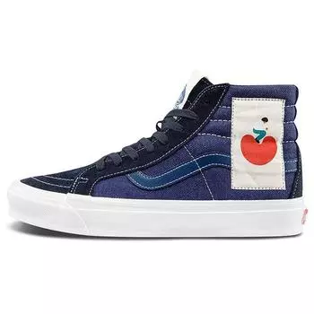 Кроссовки унисекс Vans Geoff McFetridge x Vault OG Sk8-Hi LX Freetime синие VN0A4BVB92O 38