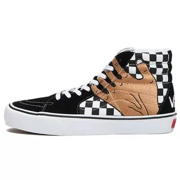 Кроссовки унисекс Vans Imran Potato x SK8-Hi VR3 LX Checkerboard Black Black-Checkerboard True-White VN0A5EE7B7E 38
