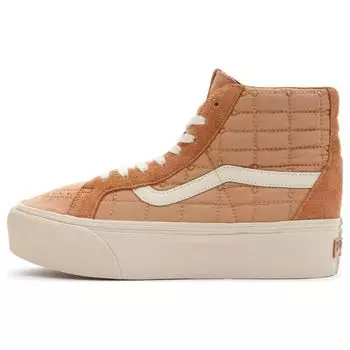 Кроссовки унисекс Vans Joe Freshgoods x Sk8-Hi Reissue Platform LX Camel Коричневые VN0007PWCAM 36.5