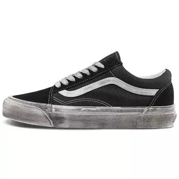 Кроссовки унисекс Vans OG Old Skool LX Stressed чёрно-белые VN0A5FBEBA2 38