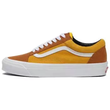Кроссовки унисекс Vans OG Old Skool LX Off The Wall коричневого цвета VN0A4P3XB5X 40