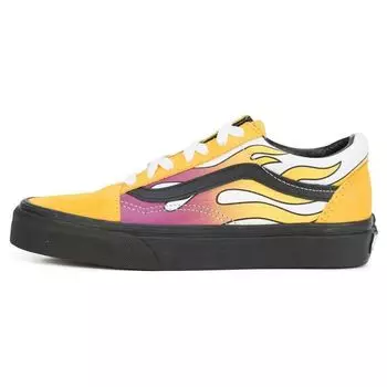 Кроссовки унисекс Vans Old Skool Flames Желтый Черный VN0A38G1QMK 44.5