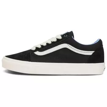 Кроссовки унисекс Vans Old Skool Oversized Lace - черные голубые VN0007NTYP0 37