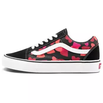 Кроссовки унисекс Vans Old Skool Valentines Hearts черные, фуксия-фиолетовые VN0A3WKT4RZ 35