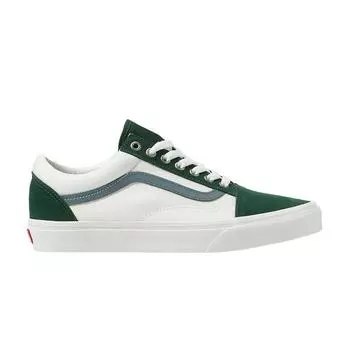 Кроссовки унисекс Vans Old Skool Varsity Canvas — зеленые, синие VN0A5JMIBLG 36.5
