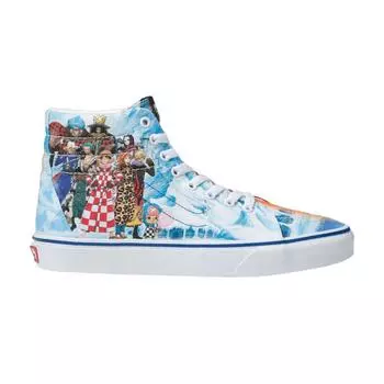 Кроссовки унисекс Vans One Piece x Sk8-Hi Punk Hazard синие VN0007NS448 36