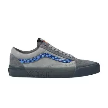 Кроссовки унисекс Vans Rokit x Old Skool 36 DX WS полупрозрачные черные серые VN0000SRBKU 36.5