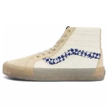 Кроссовки унисекс Vans Rokit x Sk8-Hi 38 DX WS Translucent Pebble кремовые VN0000SQBKV 38.5