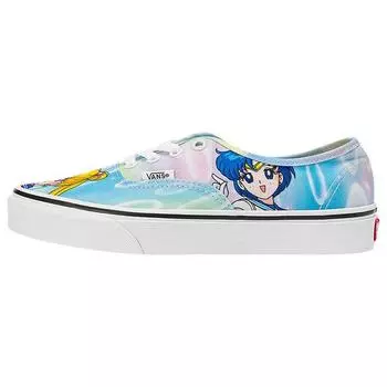 Кроссовки унисекс Vans Sailor Moon x Authentic Pretty Guardian & Tuxedo Mask, синие, разноцветные VN0A5KS9448 35