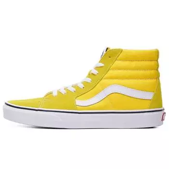 Кроссовки унисекс Vans Sk8-Hi Cyber Yellow True-White VN0A32QGCA1 42