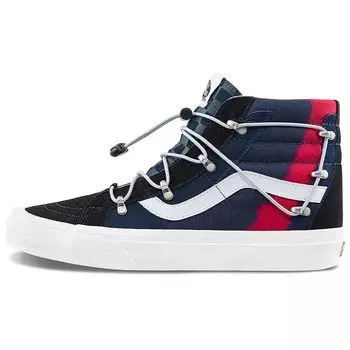 Кроссовки унисекс Vans Sk8-Hi Echo DX Dress сине-красные VN0A7Q5O6OH 37