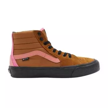 Кроссовки унисекс Vans Sk8-Hi GORE-TEX золотисто-коричневые розовые черные VN0A4V9X9XS 44