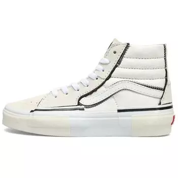 Кроссовки унисекс Vans Sk8-Hi Reconstruct Marshmallow белые VN0005UKQJM 37