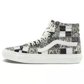 Кроссовки унисекс Vans Sk8-Hi в стиле пэчворк с цветочным принтом, разноцветные, зефирные, VN0A32QG9FY 35