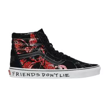 Кроссовки унисекс Vans Stranger Things x Sk8-Hi Reissue Upside Down Black Red VN0A2XSBY09 36