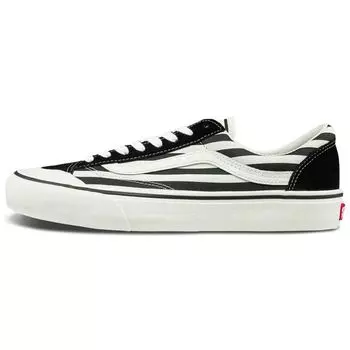 Кроссовки унисекс Vans Style 36 SF Stripe - черные 2021 г. True-White VN0A3ZCJ257 35