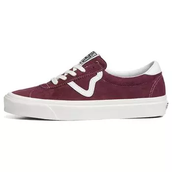 Кроссовки унисекс Vans Style 73 DX Pig Suede - бордовые белые красные порт-рояль VN0A7Q5A4QU 44